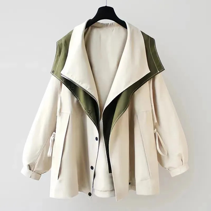 Lilian - Elegante trench idrorepellente